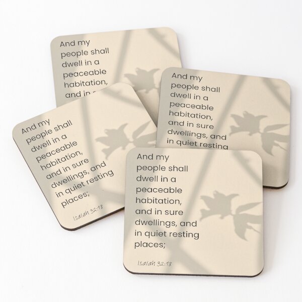 Item preview, Isaiah 32:18b designed and sold by Undonemadenew.