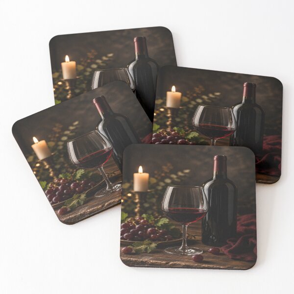 Item preview, Classic Red Wine Still Life designed and sold by DaryaArtFrance.