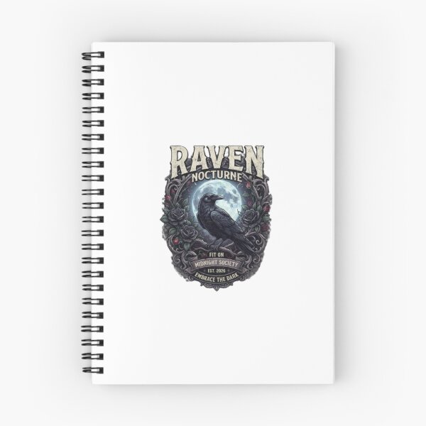 Item preview, Raven Nocturne | Gothic Raven Moon Art designed and sold by Fit On.