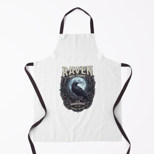Item preview, Raven Nocturne | Gothic Raven Moon Art designed and sold by Fit On.