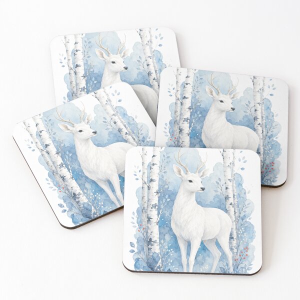 Item preview, white deer forest case designed and sold by alexrow.