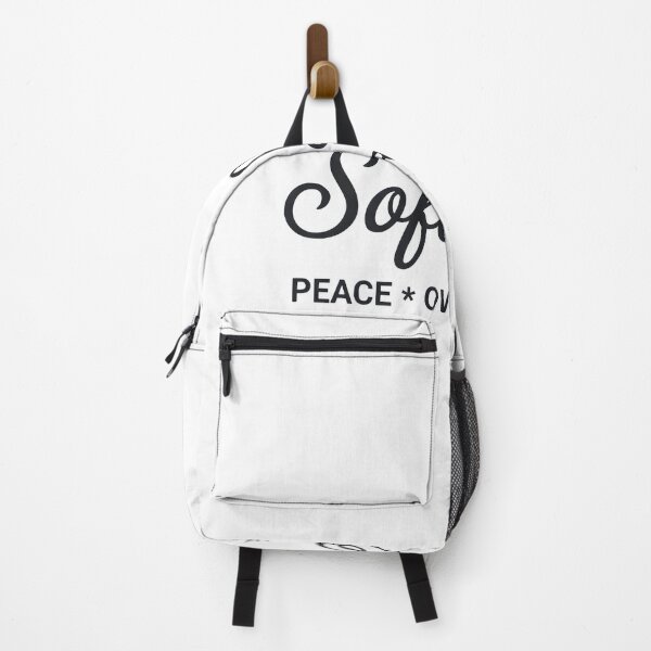 Item preview, Soft Life Peace Over Pressure Minimalist Quote Aesthetic T-Shirt designed and sold by StickerNestYou.