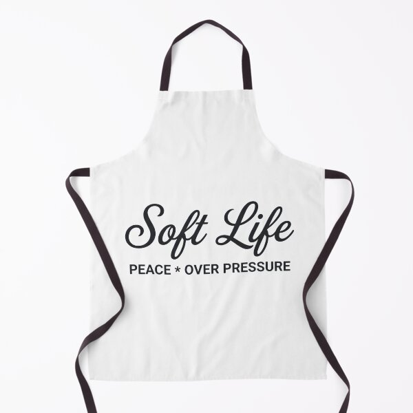 Item preview, Soft Life Peace Over Pressure Minimalist Quote Aesthetic T-Shirt designed and sold by StickerNestYou.