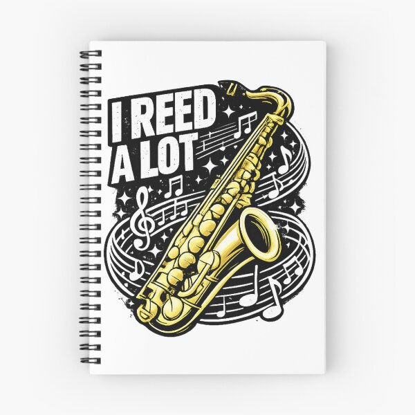 Item preview, I Reed A Lot Funny Saxophone Player Music Pun designed and sold by LiftyGifts.