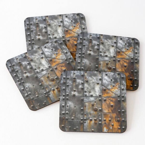 Item preview, Industrial Weathered Steel Plate Texture with Rusted Rivets and Vintage Metal Panels – Rustic Grunge Surface Design for Modern Industrial Decor, Phone Cases and Urban Accessories designed and sold by SurfaceCraft Studio.