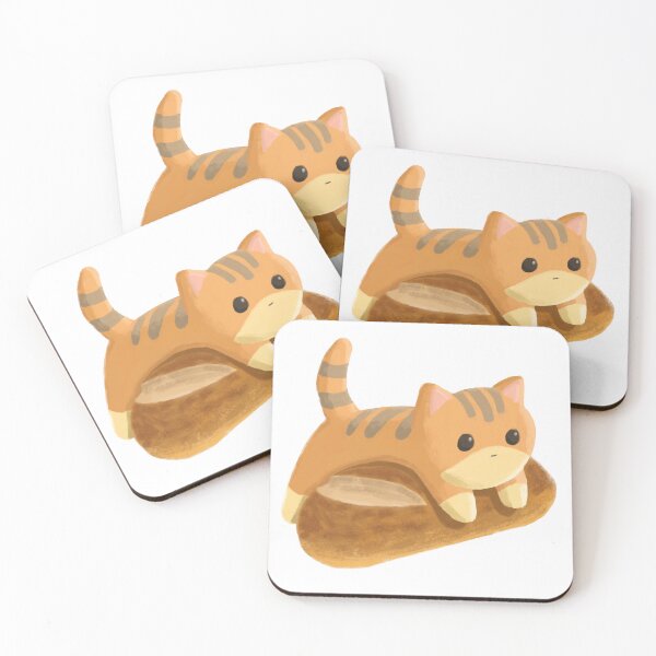 Item preview, Bread Cat Relaxing (Version 2) designed and sold by Roo Nelo Art.