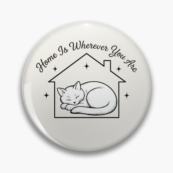 Item preview, Home Is Wherever You Are Sleeping Cat designed and sold by Safe Haven Pets.