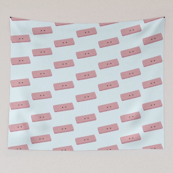 Item preview, Cute Layered Pink Wafer Cookie Illustration designed and sold by Designs By Amber.