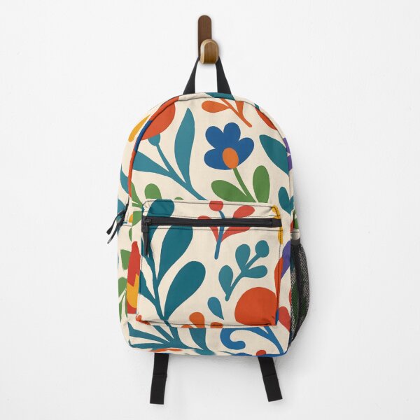 Item preview, Colorful Scandinavian Folk Floral | Modern Boho Botanical Illustration designed and sold by ZanyPaintbrush.