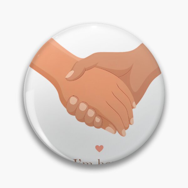 Item preview, You Are Not Alone Holding Hands Art designed and sold by DignityLab.