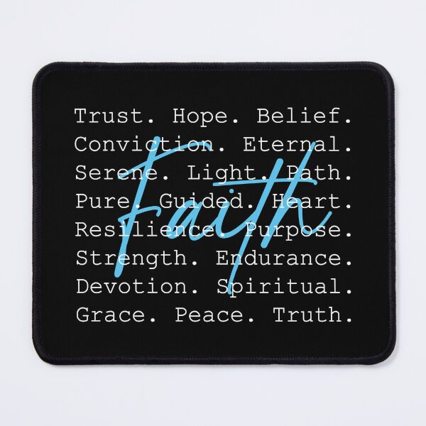 Item preview, "FAITH" – Inspirational Christian Word Art Design designed and sold by GDCdesigns.