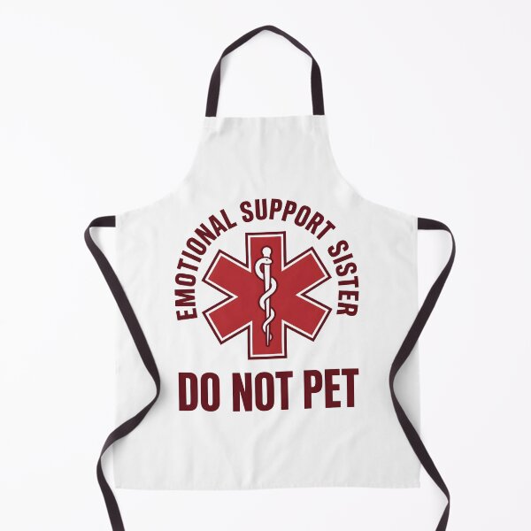 Item preview, Emotional Support Sister Do Not Pet Funny EMT Nurse Medical T-Shirt designed and sold by StickerNestYou.
