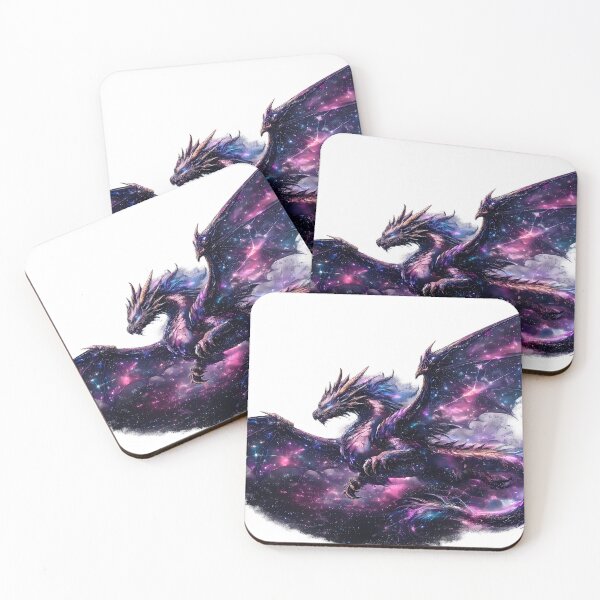 Item preview, Celestial Star-Dust Dragon Cosmic Galaxy Fantasy Art designed and sold by DragonStore210.