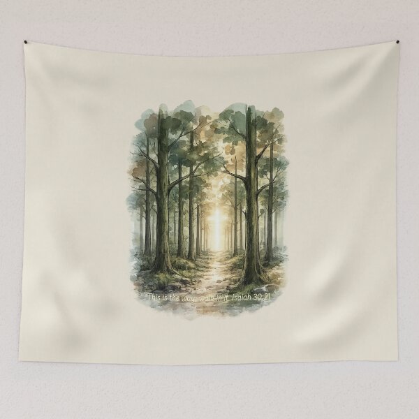 Item preview, This is the way Walk in it Isaiah 30:31 Are you on the right path Christian outdoors design designed and sold by FTLOG.
