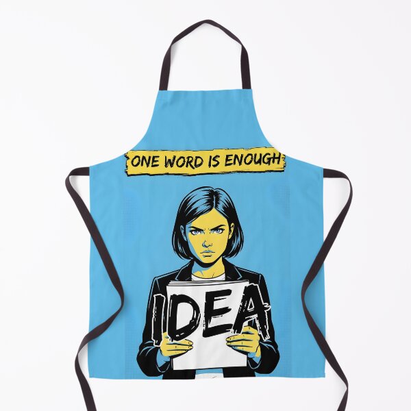 Item preview, One Word Is Enough Minimalist Comic Art designed and sold by DuckOddity.