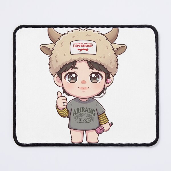 Item preview, Cute Chibi Jin BTS K-pop Fanart Design designed and sold by junkyartist.