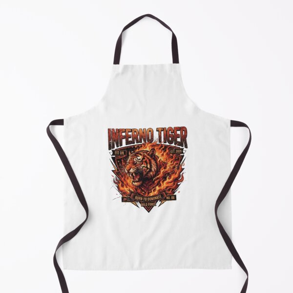 Item preview, Inferno Tiger | Fire Tiger Streetwear Graphic designed and sold by Fit On.