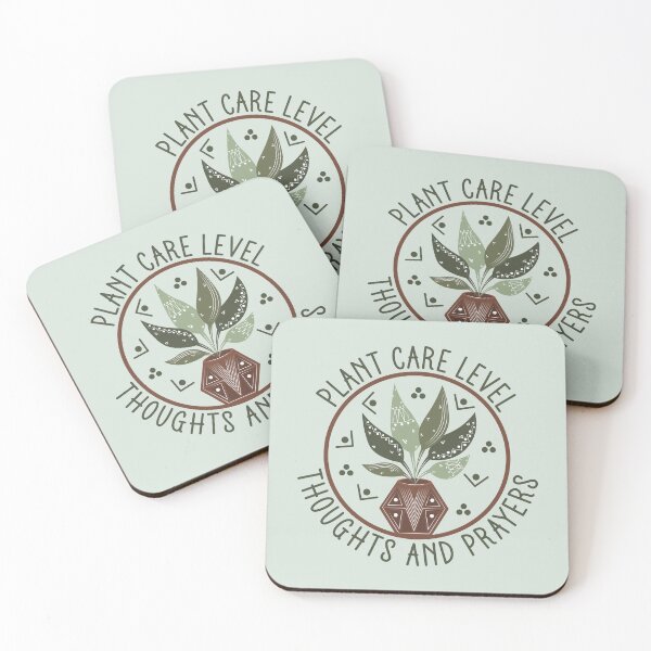 Item preview, Plant Care Level Thoughts And Prayers - Funny Boho Houseplant Badge designed and sold by the-Z3nith.