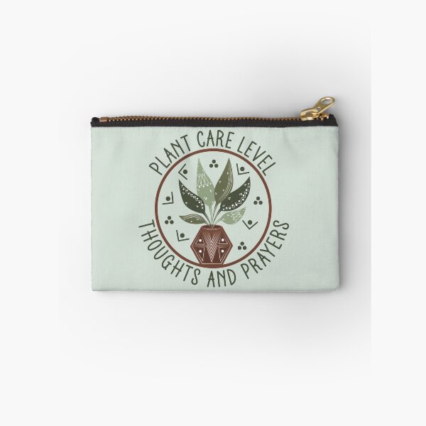 Item preview, Plant Care Level Thoughts And Prayers - Funny Boho Houseplant Badge designed and sold by the-Z3nith.