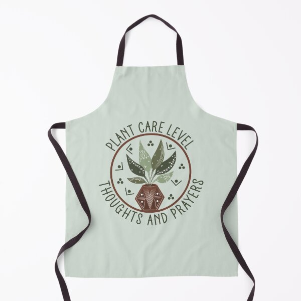 Item preview, Plant Care Level Thoughts And Prayers - Funny Boho Houseplant Badge designed and sold by the-Z3nith.
