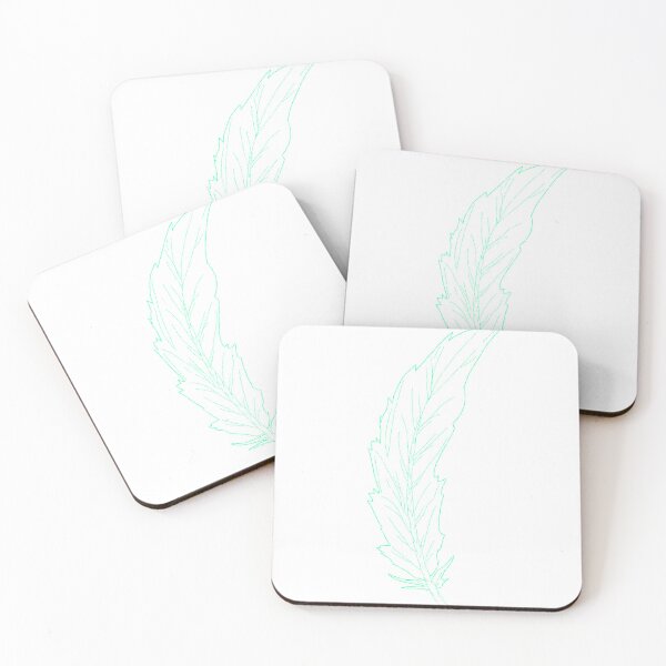 Item preview, Minimalist Feather Line Art | Elegant Botanical Outline Illustration designed and sold by muhammadkhafidh.