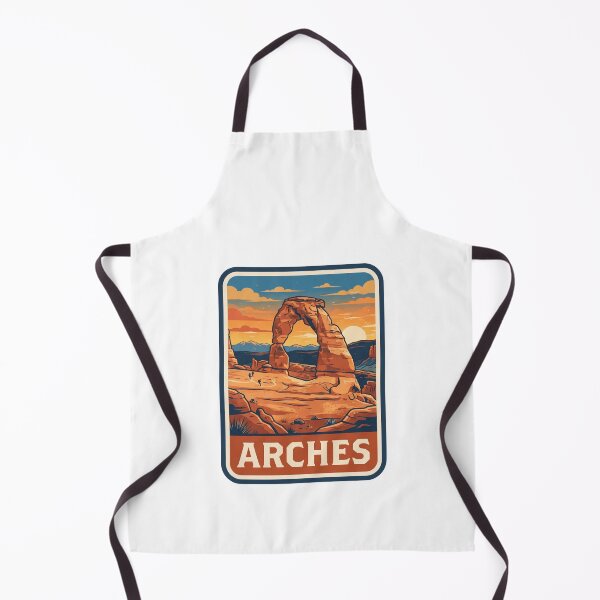 Item preview, Vintage Arches Delicate Arch Desert Travel Poster designed and sold by Paper Drip.