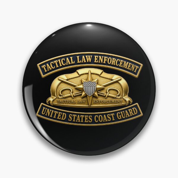 Item preview, USCG - Tactical Law Enforcement w txt - 3D - Enhanced designed and sold by Military Insignia Products.