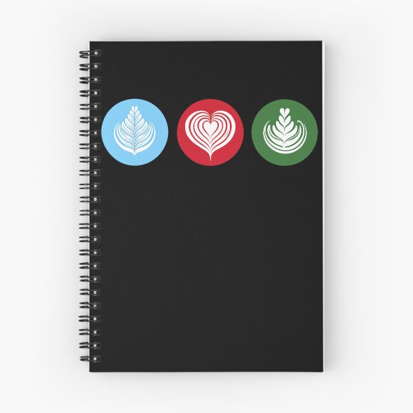 Item preview, Coffee Latte Art Collection – Rosetta, Heart & Tulip Icons designed and sold by tommulliner.