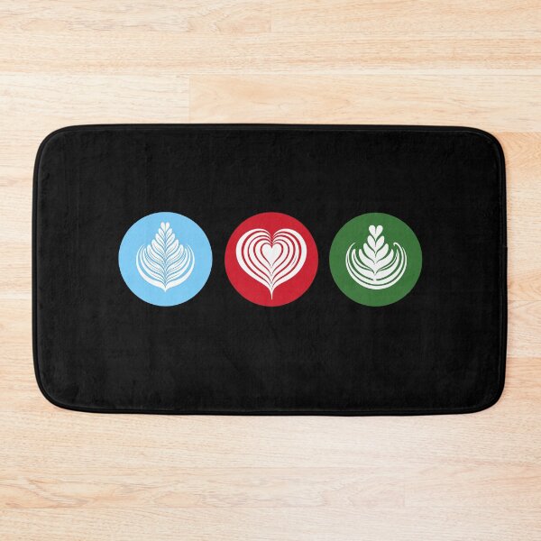 Item preview, Coffee Latte Art Collection – Rosetta, Heart & Tulip Icons designed and sold by tommulliner.