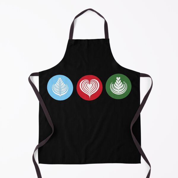 Item preview, Coffee Latte Art Collection – Rosetta, Heart & Tulip Icons designed and sold by tommulliner.