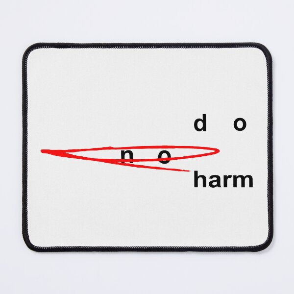 Item preview, Do No Harm;  designed and sold by StickerApe.
