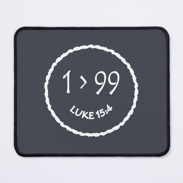 Item preview, Minimal luke 15 4 smiley - parable of the lost sheep - 1 lost sheep is important over 99 sheep - white designed and sold by ZechJohnRB.