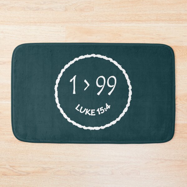 Item preview, Minimal luke 15 4 smiley - parable of the lost sheep - 1 lost sheep is important over 99 sheep -  white designed and sold by ZechJohnRB.