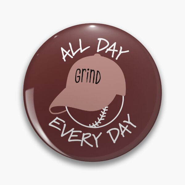 Item preview, Grind | All Day Every Day Baseball Head designed and sold by cgaites.