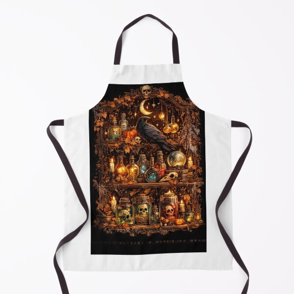 Item preview, Haunted Apothecary Shelf Illustration designed and sold by VeltrixaDesigns.