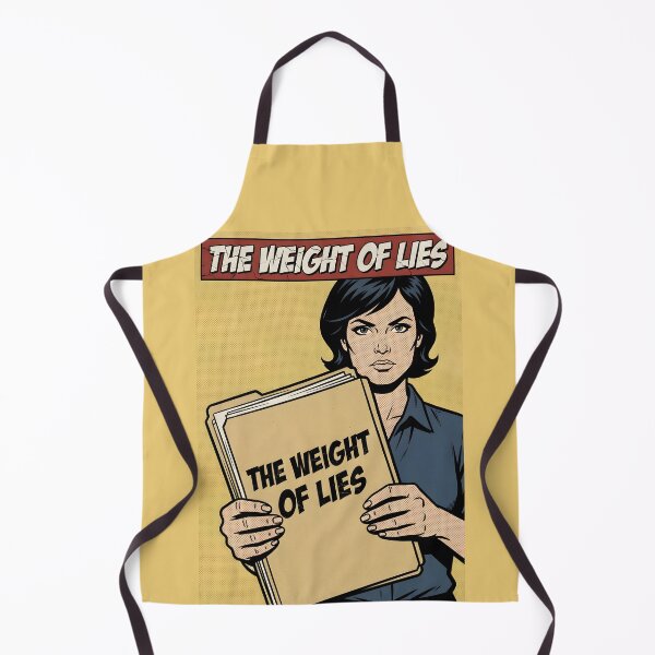 Item preview, The Weight Of Lies Office Horror Comic Poster designed and sold by DuckOddity.