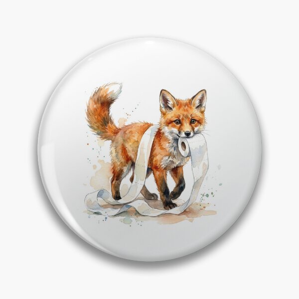 Item preview, Fox Toilet Paper designed and sold by Tiffany Roy.