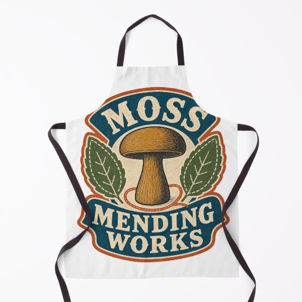 Item preview, Moss Mending Works Badge designed and sold by aihrgdesign.
