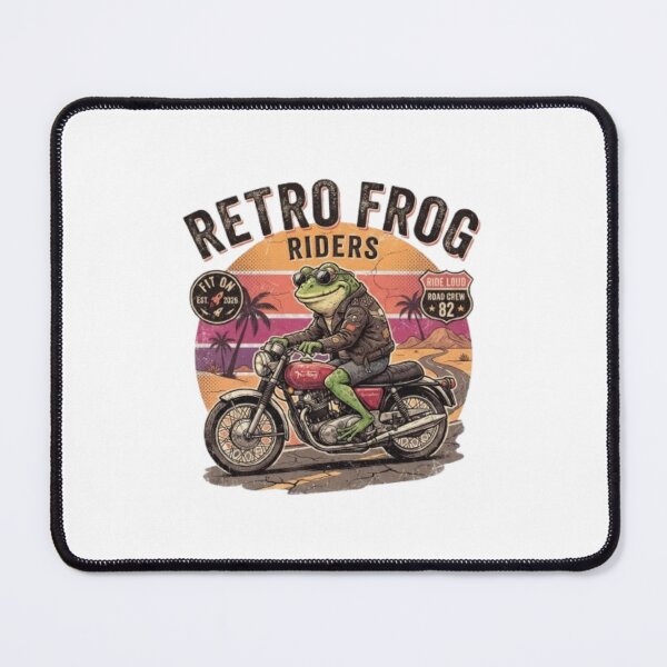 Item preview, Retro Frog Riders | Funny Vintage Motorcycle Frog Design designed and sold by Fit On.