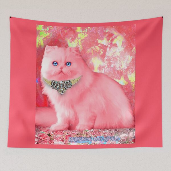 Item preview, Diamonds and Opal - Jewel Persian White Cat  (by ACCI) designed and sold by VanyssaGraphics.