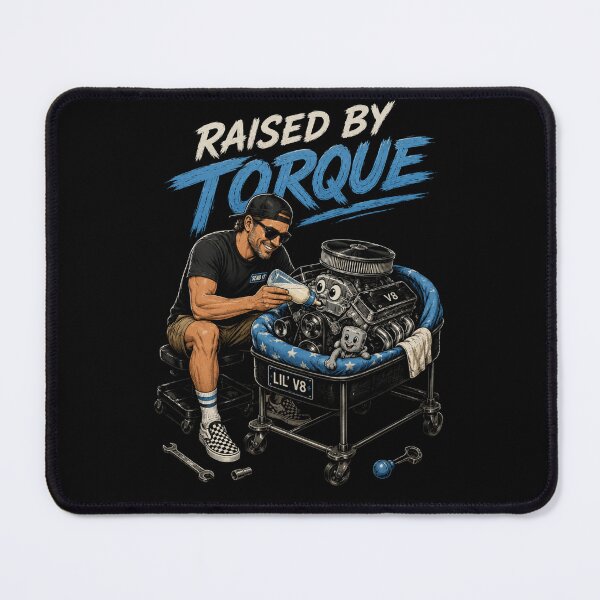 Item preview, Raised by Torque Funny Mechanic Design designed and sold by EverclearDesign.