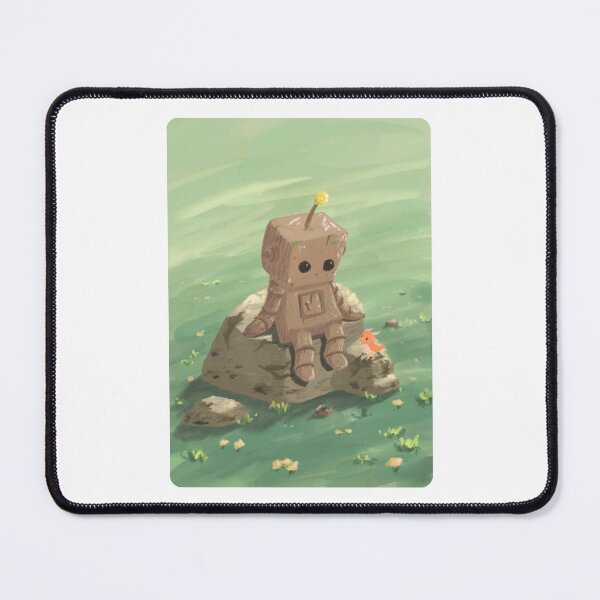 Item preview, Lonely Rusty Robot Meets Friend designed and sold by Roo Nelo Art.