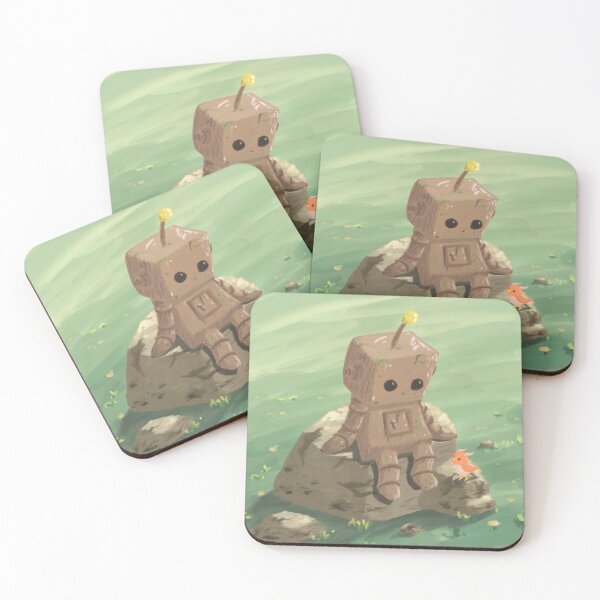 Item preview, Lonely Rusty Robot Meets Friend designed and sold by Roo Nelo Art.