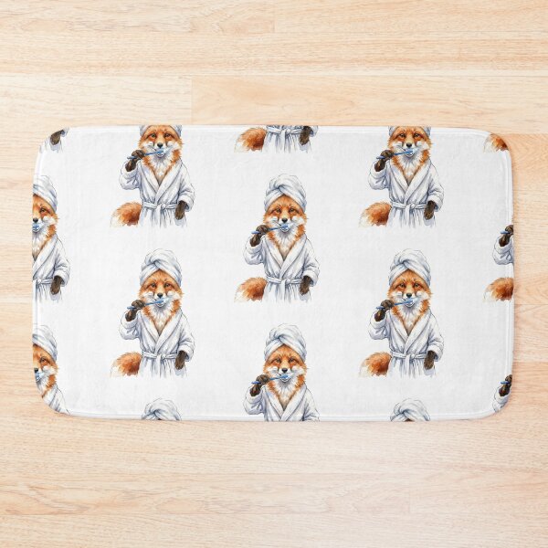 Item preview, Fox Brushing Teeth designed and sold by Roy & Tiffany.