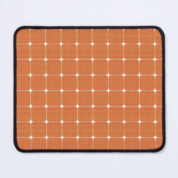 Item preview, Retro Burnt Orange Rounded Square Geometric Tile Grid Pattern designed and sold by Sappi1004.