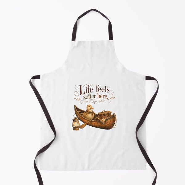 Item preview, Life Feels Softer Here Vintage Duck Canoe Rustic Lake designed and sold by AQUILAKREO.