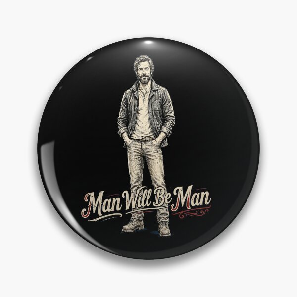 Item preview, Man Will Be Man Hand Drawn Typography designed and sold by SurStudio.