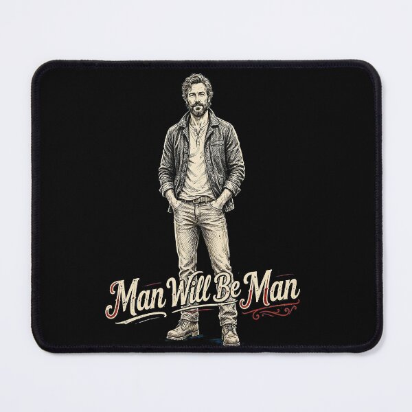Item preview, Man Will Be Man Hand Drawn Typography designed and sold by SurStudio.