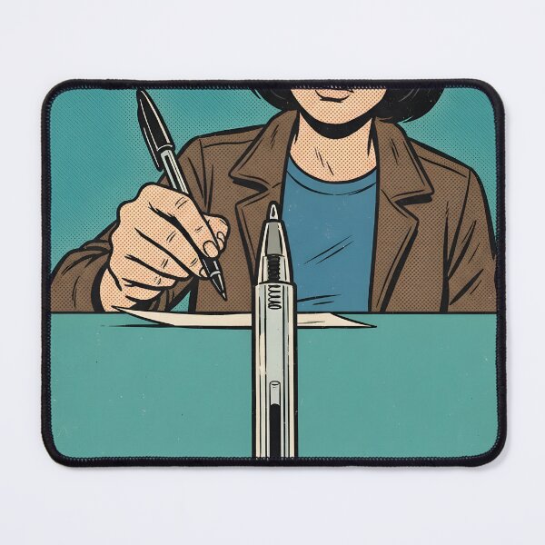 Item preview, The End Of Words Dry Pen Comic Poster designed and sold by DuckOddity.