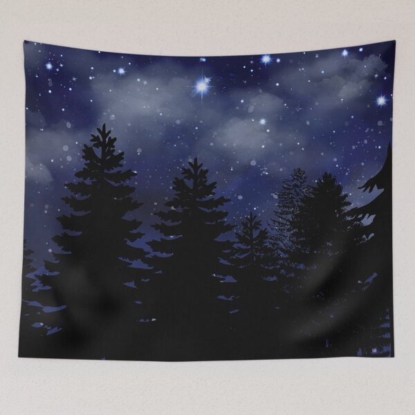 Item preview, Starlight among the pines designed and sold by Zestypickles.